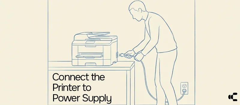 Connect the Printer to Power Supply