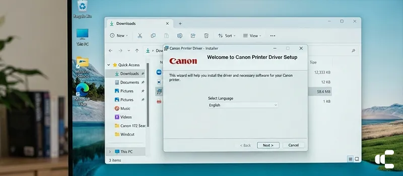 Run the downloaded file