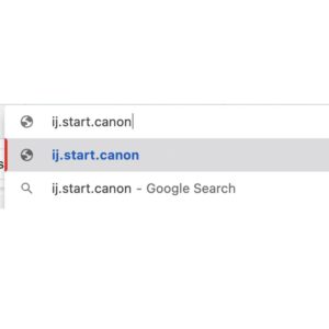 Open any Web Browser, Visit ij.start.canon or ij.start.cannon.