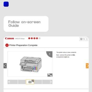 Once you select your Printer Model, Setup Guide will Start.