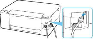 Connect the printer Scanner to Power Supply: