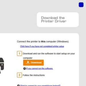 Download Driver or Software, If Prompted